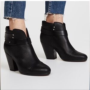 Rag & Bone Harrow cross strap ankle boots size 38.5 / US 8.5
